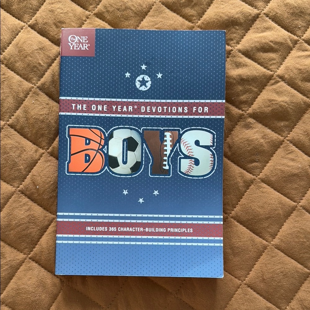 The One Year Devotions for Boys Book